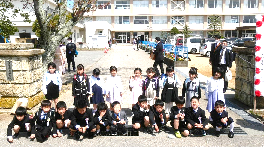 符津小学校入学式  マイタウン島町